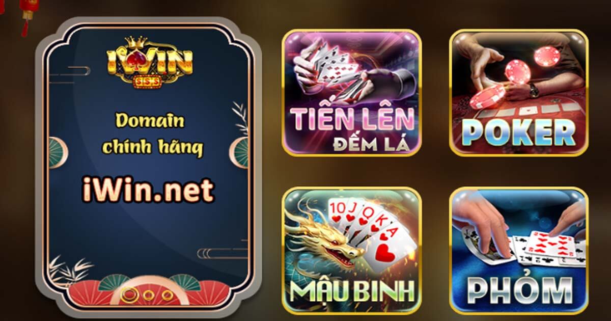 Điểm danh các game bài tại iWin