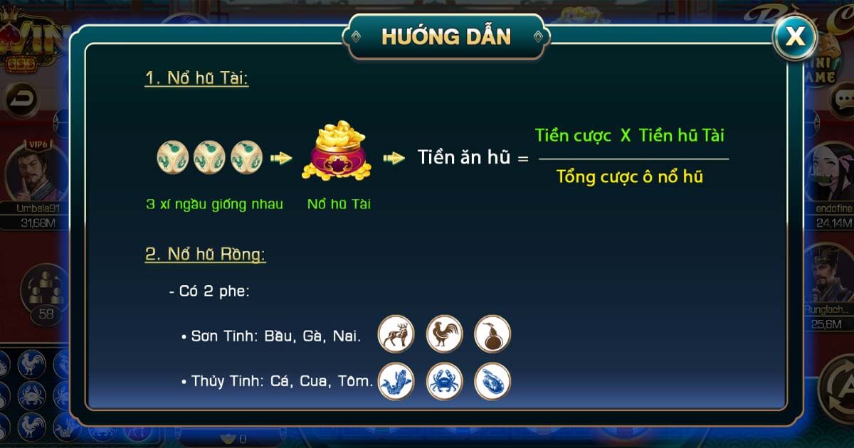 Luật chơi game Bầu Cua iWin