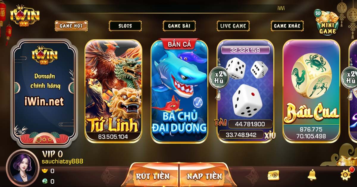 iWin CLub - Cổng game bài đổi thưởng uy tín hàng đầu Việt Nam